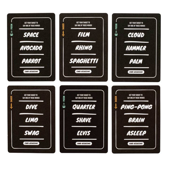 Stellar Factory - Wholesale Card Game - Card Assassins: A Party Game