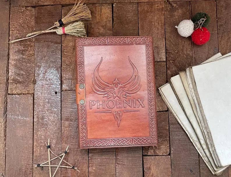 MNM HANDICRAFTS – wholesale Journal och dagbok – Harry Potter läderjournal med trollformelboken, trollkarlsbok3