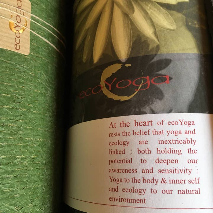 ecoYoga Ltd – wholesale Yoga mat – eco Yoga mat 6mm Phoenix GREEN 100% natural rubber & jute