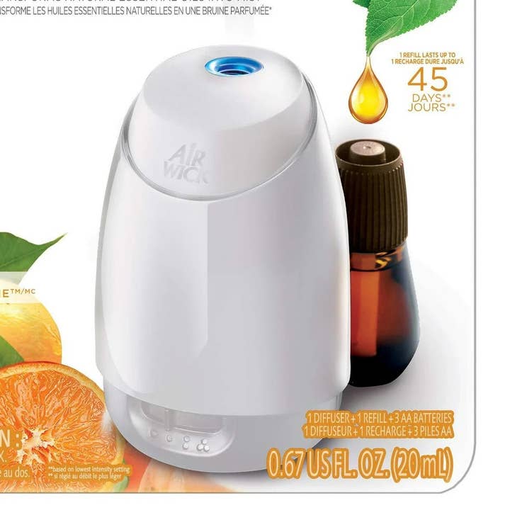 First Choice Buying - Wholesale Electronic Diffuser - Air Wick Essential Mist Essential Oil Diffuser Kit, Mandarin & Sweet Tangerine Scent0
