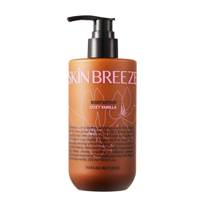 Skin Breeze Cozy Vanilla Body Wash or Body Lotion for wholesale by VIAI Beauty