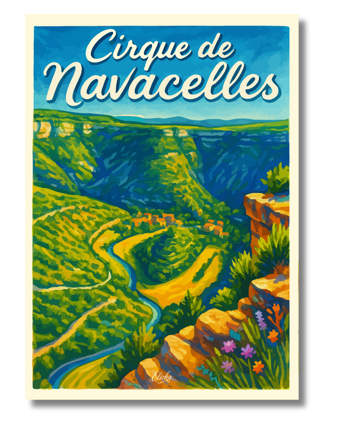 ELIOKA - Wholesale Poster - Cirque de Navacelles Poster0