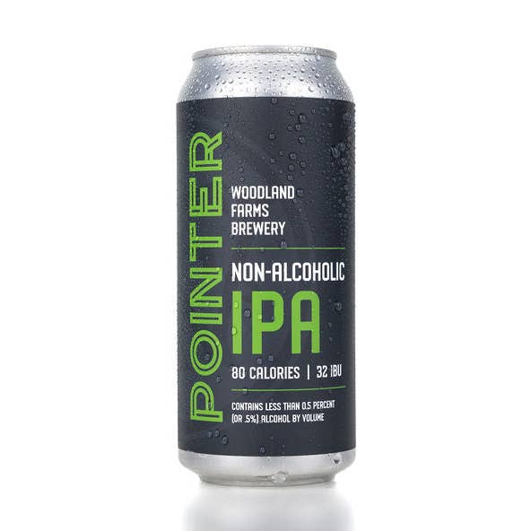 Pointer - Non-Alcoholic IPA, 6/4pk case for wholesale by Woodland Farms Brewery