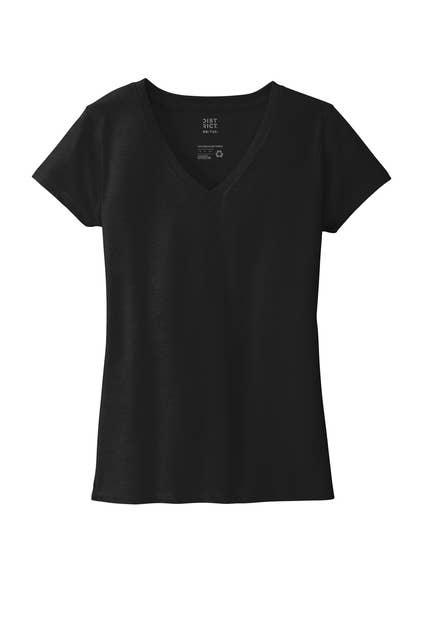Print The Dream - Wholesale T-shirt – women's - District ® Women’s Re-Tee ® V-Neck