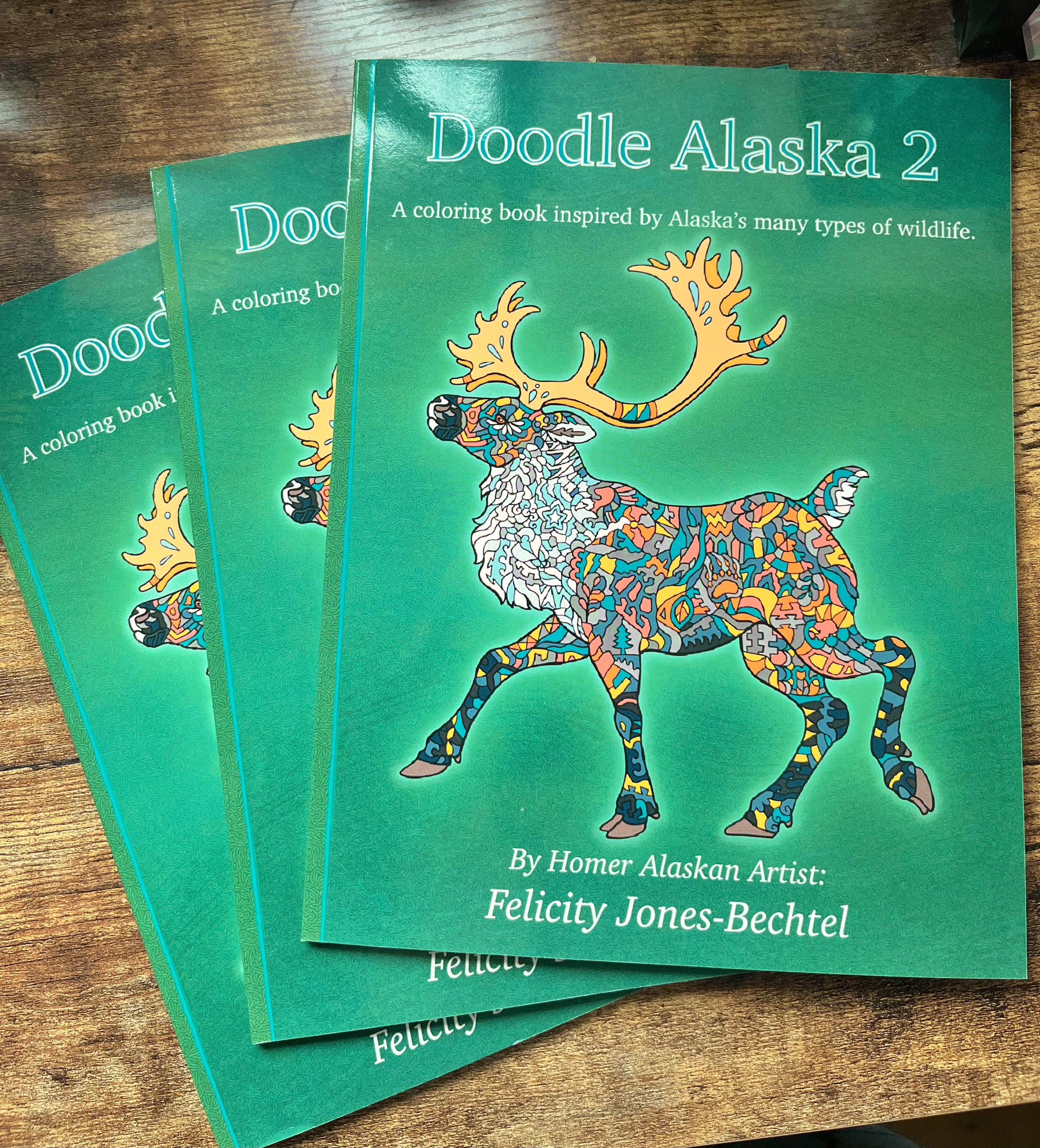 FJ Creations - Wholesale Coloring & Activity Book - Adult - Doodle Alaska 2 Coloring Book of Alaska11