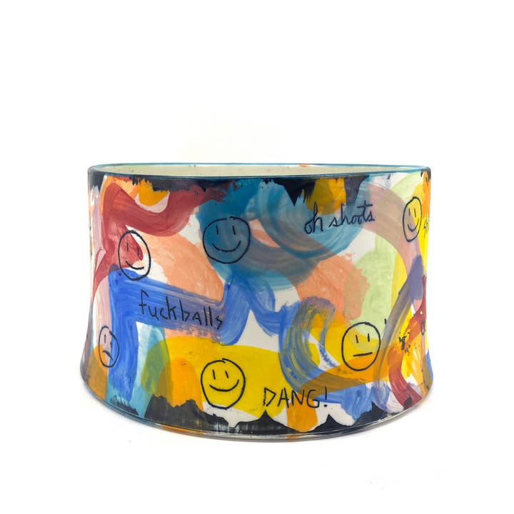 Ceramics and Theory - Wholesale Serving bowl - Pep Talk Cylinder Bowl