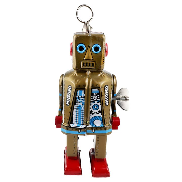 Robot Space Robot bruin blikrobot voor wholesale door Tribal Trade GmbH