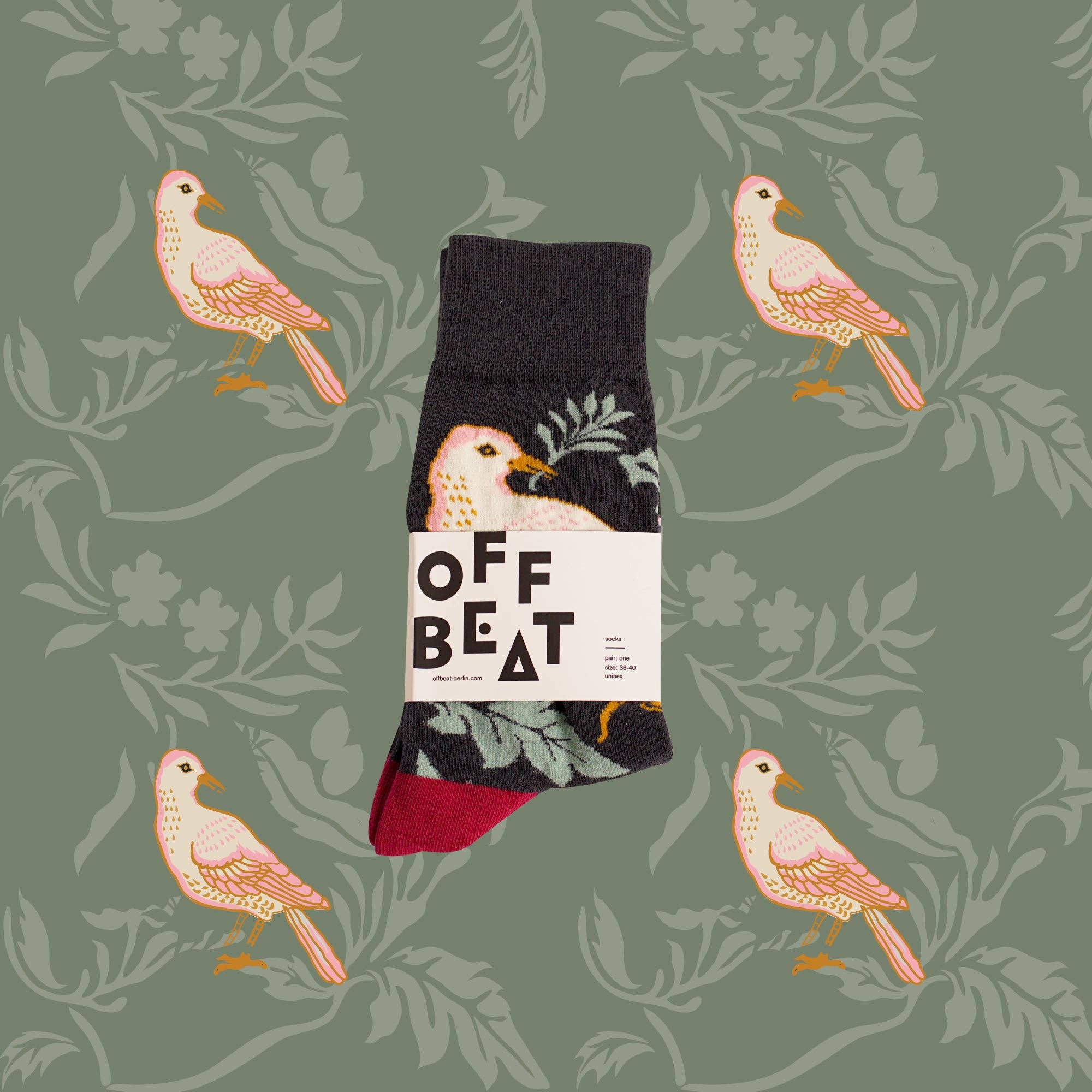 Offbeat - Venta al por mayor Calcetines - Unisex - Calcetines Black Bird I Venta al por mayor0