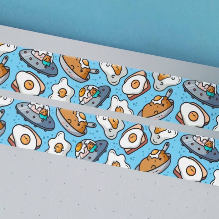 Fried Egg Washi Tape for wholesale by Toastedink