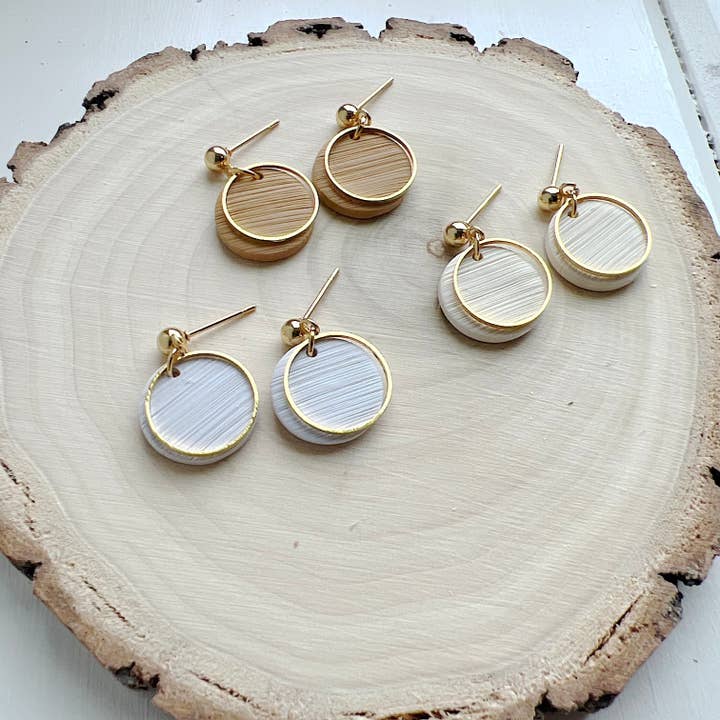 Courage & Calling - Wholesale Dangle Earrings - Circle Charm Dangles5