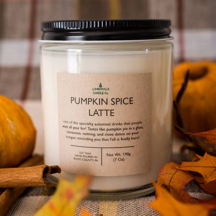 Lumberville Candle Co. - Wholesale Jar/Filled Candle - Pumpkin Spice Latte2