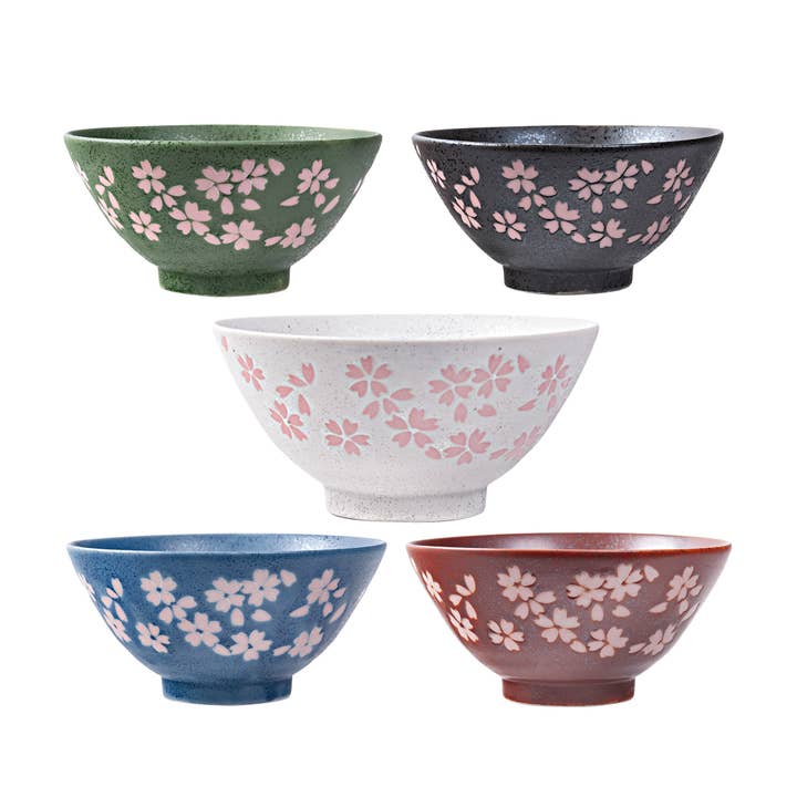 GIFT SET: BOWL SET-EMBOSSED PINK SAKURA JAPAN for wholesale by Fuji Merchandise Corporation