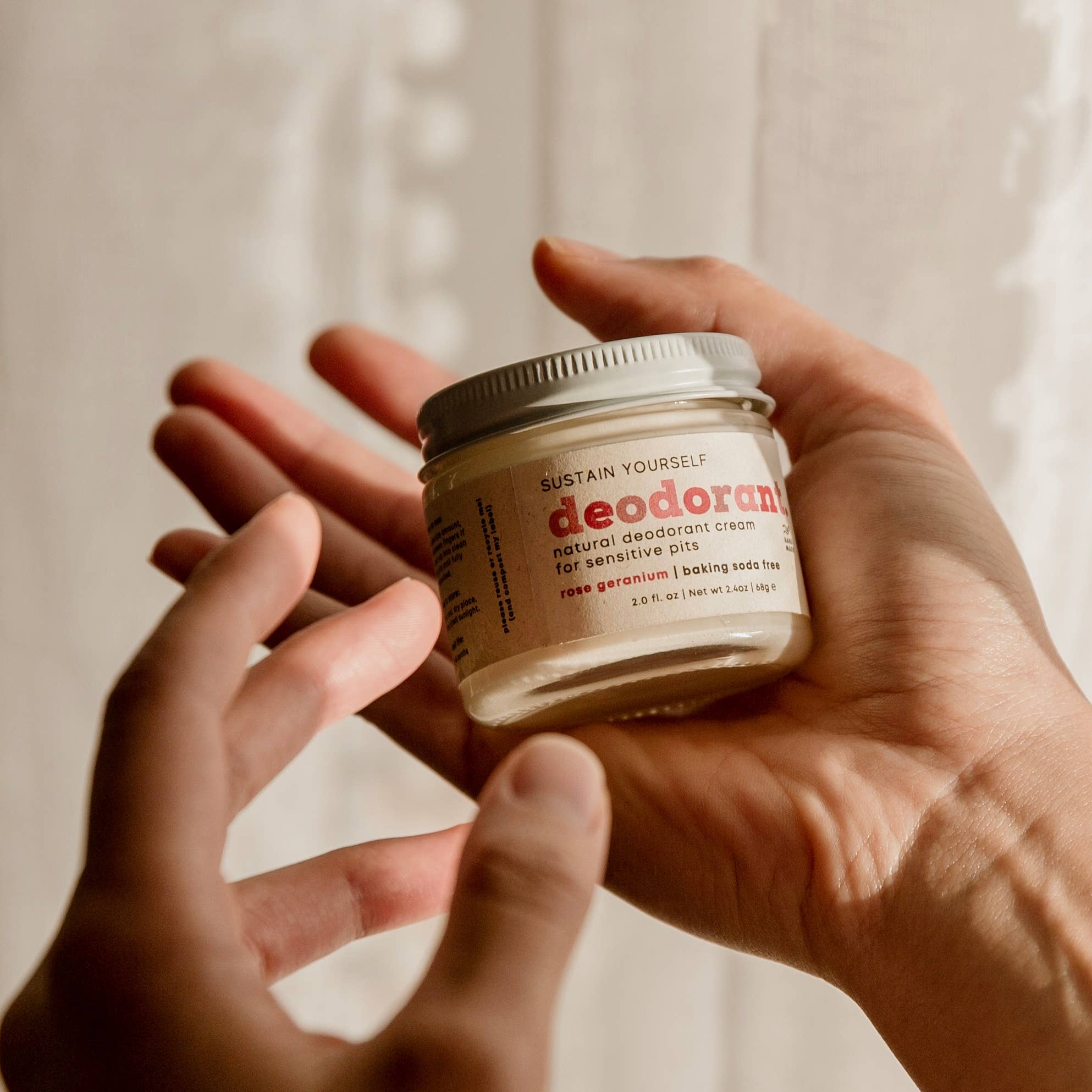 Sustain Yourself - Vente Déodorant – femme - Crème déodorante au géranium rose1