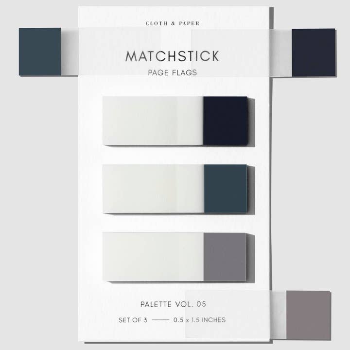 Cloth & Paper – Engroshandel Klistermærke – Matchstick Side Flag Sæt13