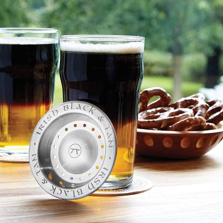 Fox Run Brands - Wholesale Bar Tool - Outset Irish Black and Tan Beer Layering Tool, 3.75"2