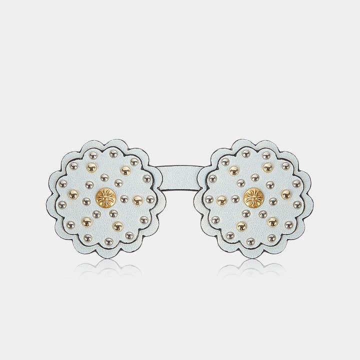 Tasaccessoire - Afneembaar Masker - Antieke Studs Op Laag Bloem voor wholesale door WANACCESSORY