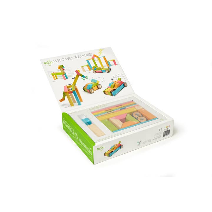 Tegu - Wholesale Building Set - Kids - 42 Piece Magnetic Wooden Block Set5