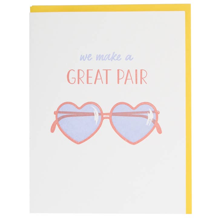 Hjärtsolglasögon Kärlekskort - SISTA CHANSEN för wholesale av Smudge Ink