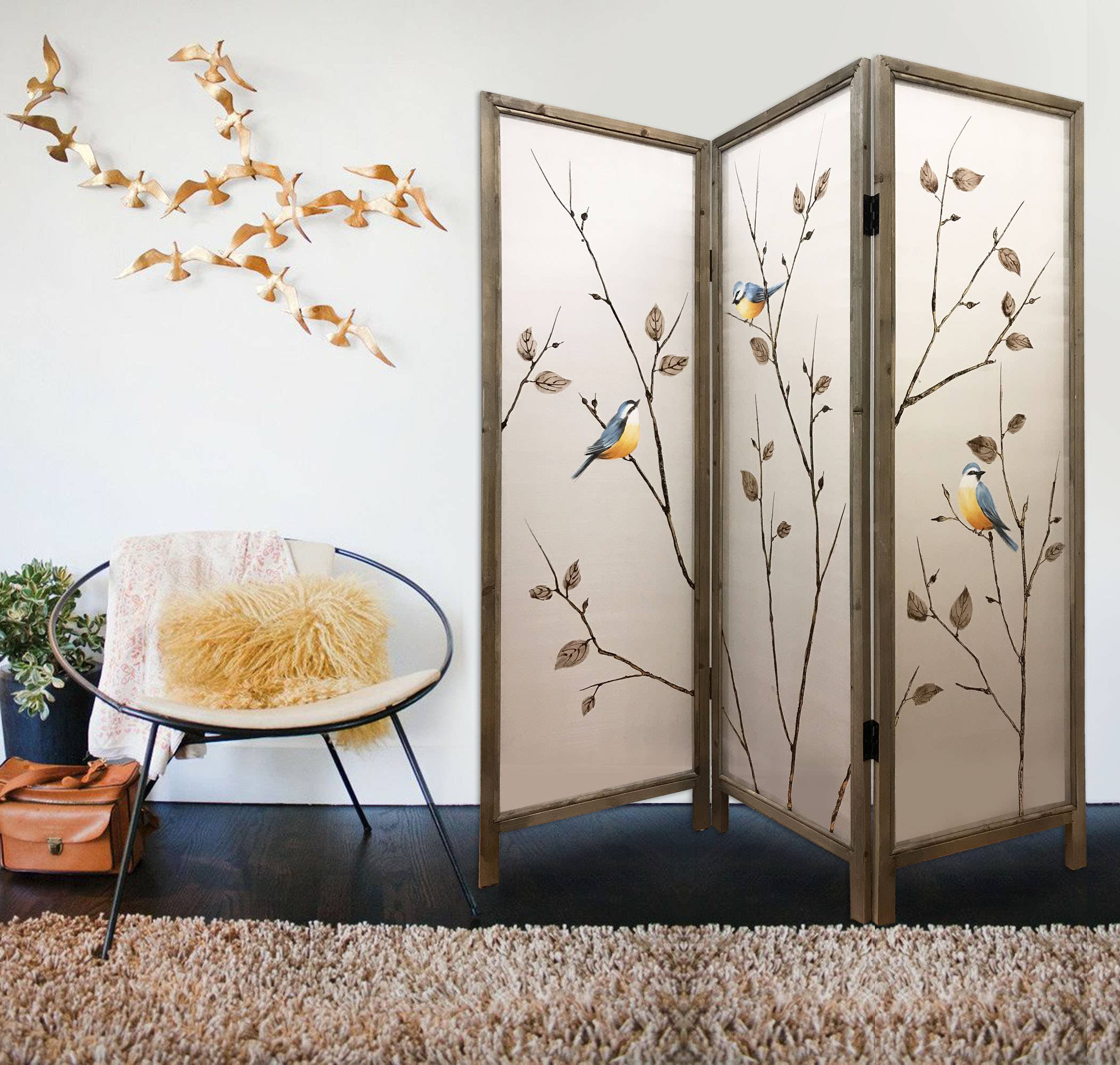 Screen Gems - Vente Paravents - Paravent Bosque Screen Gems à 3 panneaux3