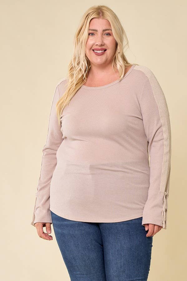 lovely melody - Wholesale Tunic - Women's - LMT3401PL-Plus Size Hey Fall solid top8