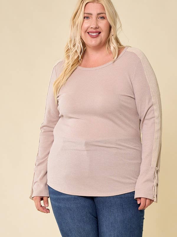 lovely melody - Wholesale Tunic - Women's - LMT3401PL-Plus Size Hey Fall solid top8