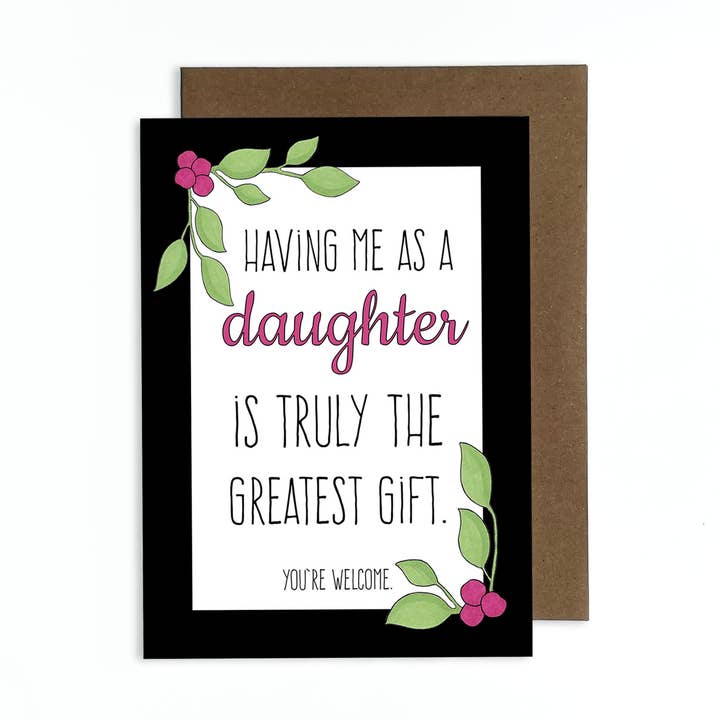 Biglietto di auguri Greatest Child per la vendita all'ingrosso da parte di Cole-Yoni Inc.