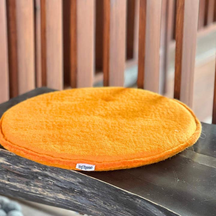 Woollyfelt - Wholesale Chair Cushion - Handmade Pure Wool Felt Seat Cushion for Chairs and Benches5