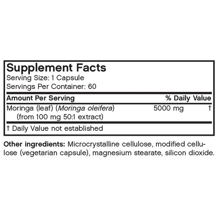 Futurebiotics - Wholesale Oral Supplement/Vitamin - Moringa 5000 mg