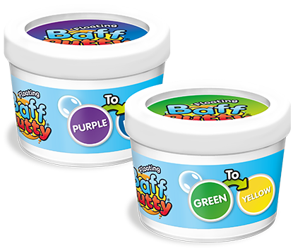 Zimpli Kids - Wholesale Putty/Slime - Kids - Zimpli Floating Baff Putty, Stretch, Mould, Colour Changing!1