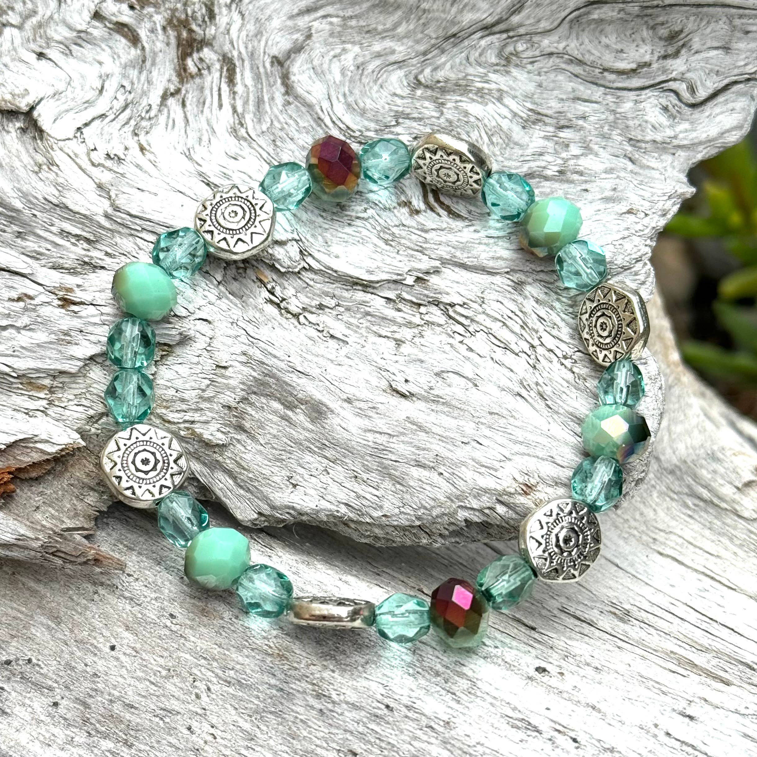 Jo Bird Jewelry - Wholesale Beaded Bracelet - Boho Beach Vibes Elastic Bracelets0