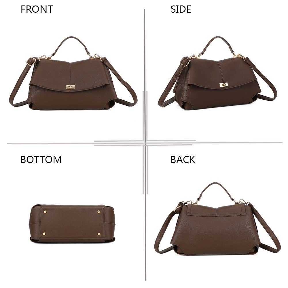 Gallantry - Wholesale Top Handle Bag - Women's - The Eloquent (R-9127-1)7