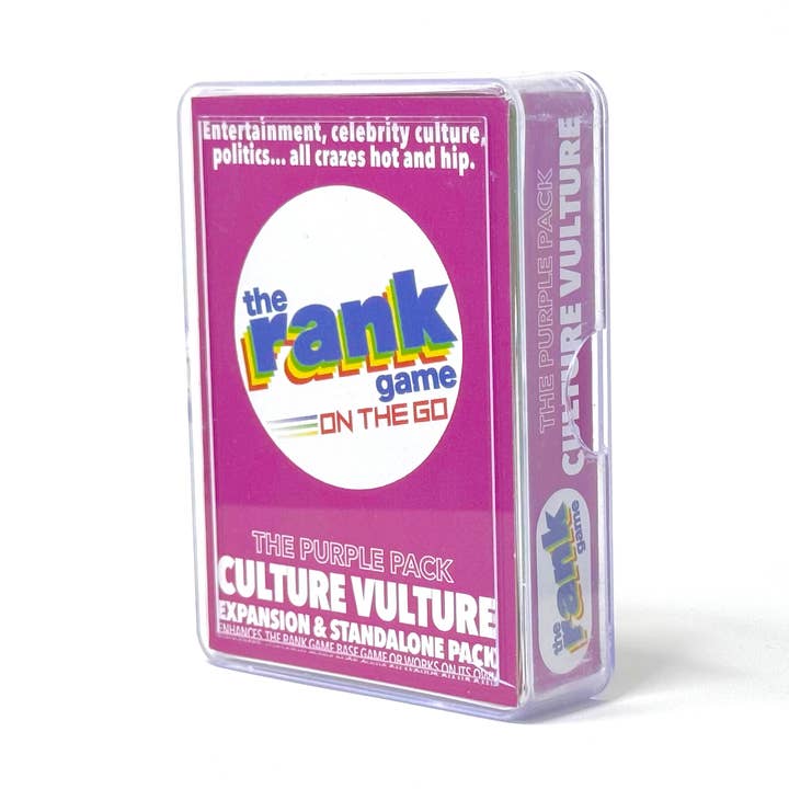 The Rank Game On-the-Go: Culture Vulture (Purple Pack) for wholesale by Storyastic