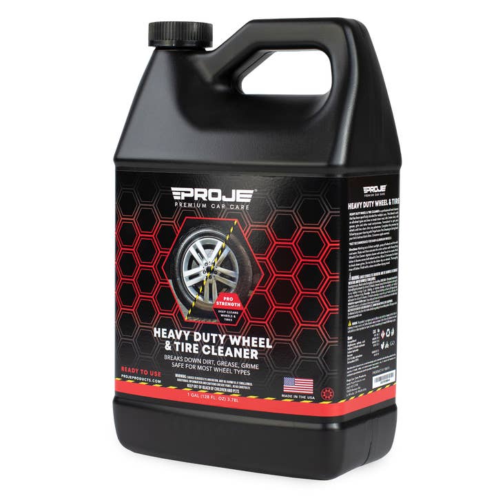 Heavy Duty Wheel & Tire Cleaner - 128 Fl Oz for wholesale by Proje Products