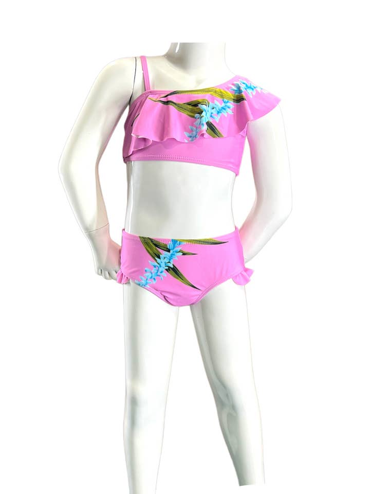Tjejer utan axel och hög midja under-K4711_Orchid Pink för wholesale av MARINA WEST SWIM