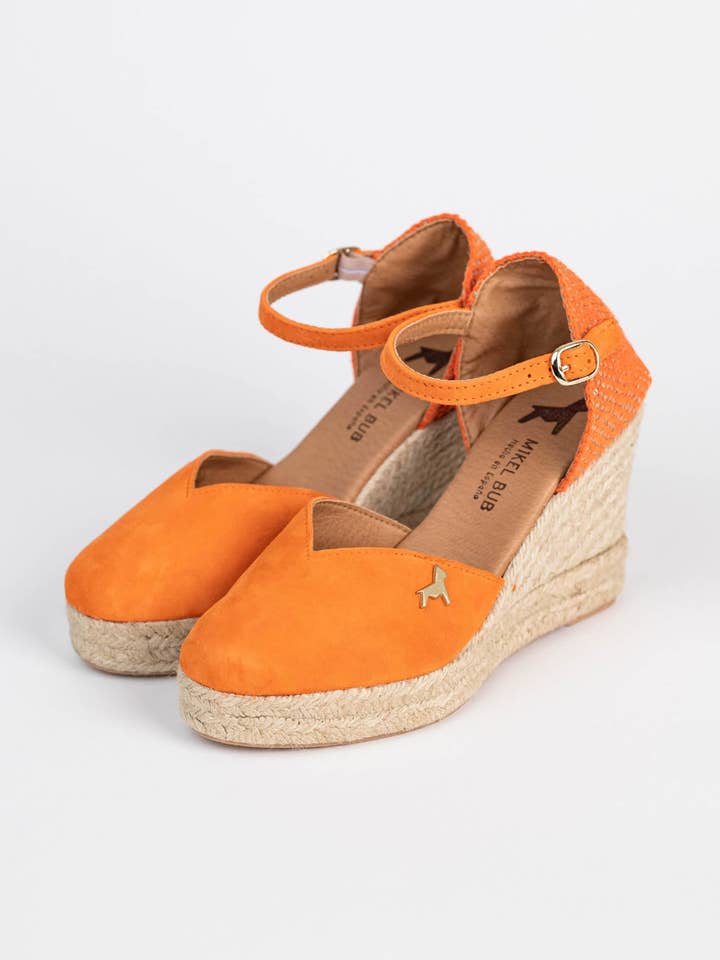 Cloe Orange - 7-snarige jutewig voor wholesale door Kovan 1924