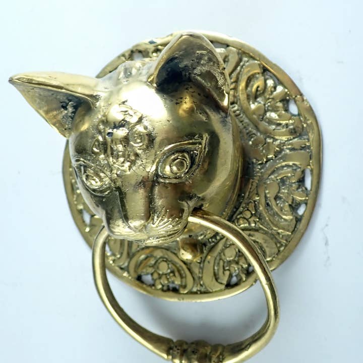 Anel de toalha de gato hindu, puxador de gaveta por atacado de Ubud Glass