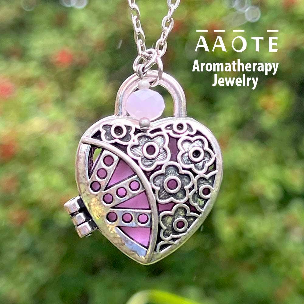 AAOTE - Wholesale Aromatherapy Necklace - Valentine Gift Aromatherapy Diffuser Locket on long chain22