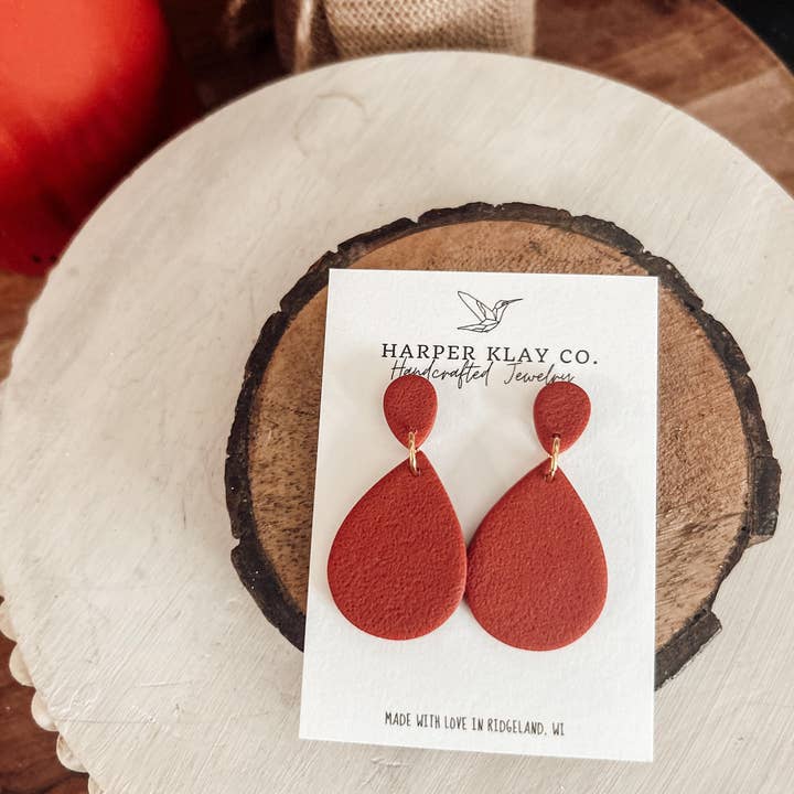 The Harper Set- Polymer Clay Dangle Earrings for wholesale by Harper Klay Co