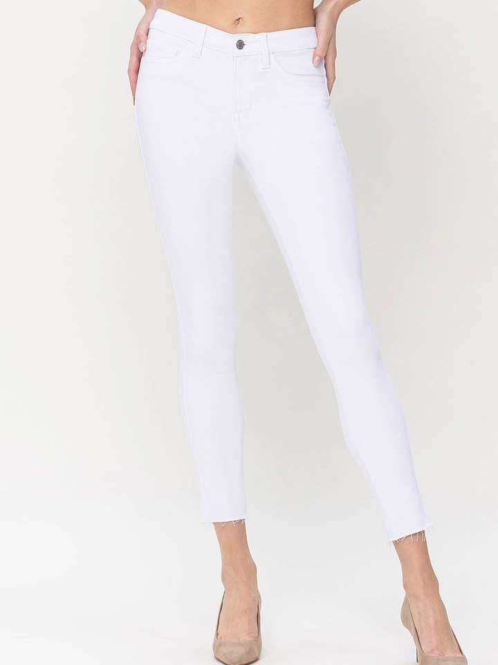 MID RISE SUPER SOFT ANKLE SKINNY JEANS F5141 for wholesale by FLYING MONKEY