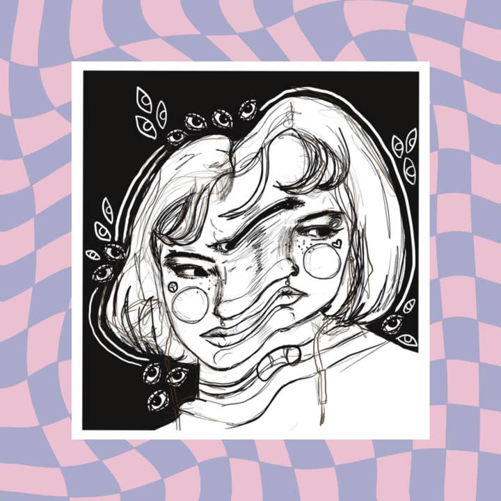 Vinyl klistermærke - Jezebel for engroshandel hos Emmarose Heath Art