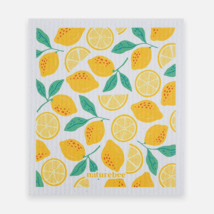 Pano de Cozinha Sueco Limão por atacado de NATURE BEE