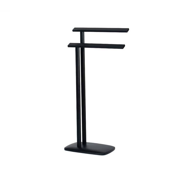 Andrea House - Wholesale Towel Holder/Hanger - Modern black metal standing towel rack1
