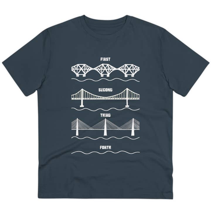 Forth Bridges T-shirt for wholesale by Gillian Kyle
