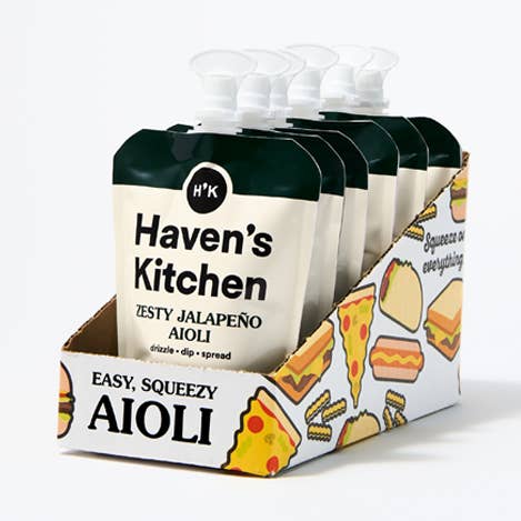 Zesty Jalapeño Aioli (6ct) - Vegan / Keto / Shelf-Stable for wholesale by Haven's Kitchen