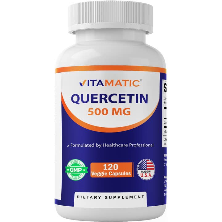 Vitamatic - Wholesale Oral Supplement/Vitamin - Vitamatic Quercetin 500mg | 120 Vegetable Capsules