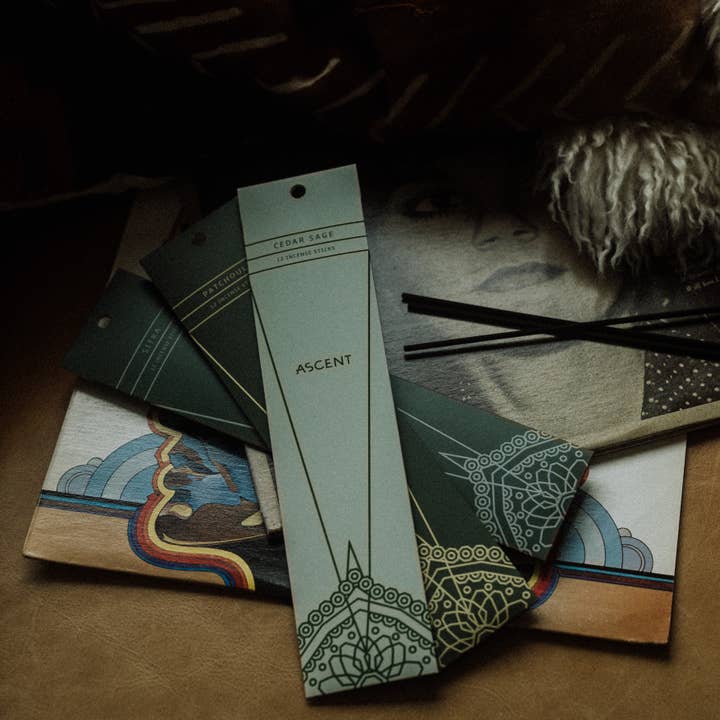 Between Heaven & Earth Mfg. - Wholesale Incense - Ascent Patchouli Incense – Grounding & Sustainably Made1