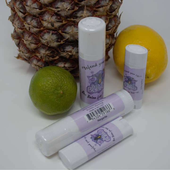 Large Margarita Flavored Lip Balm (0.50 oz.) for wholesale by Bees-to-Bubbles Handcrafted Soaps