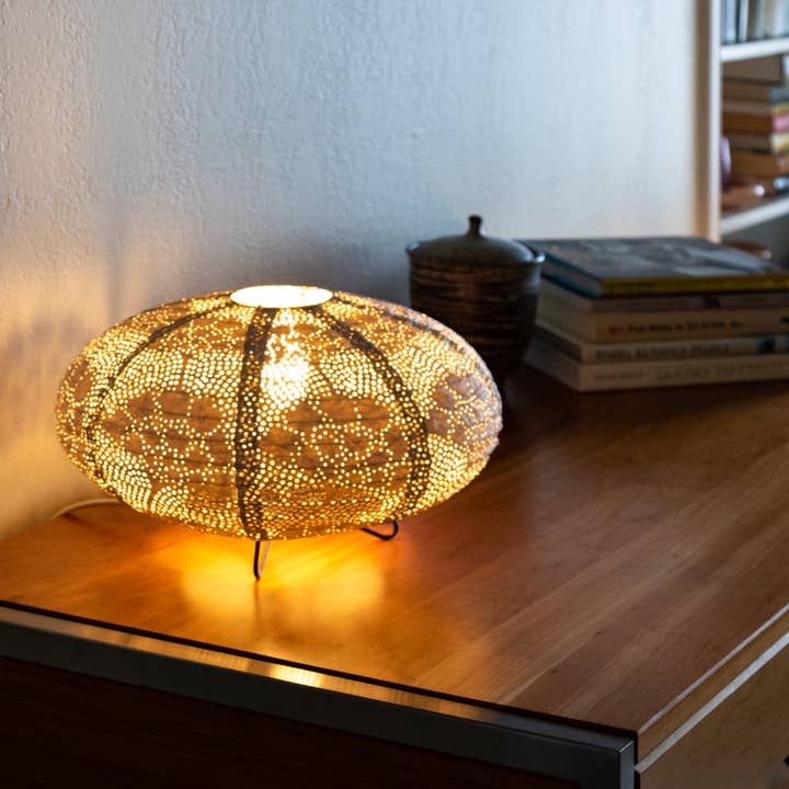 Allsop Home & Garden - Wholesale Accent/Desk Lamp - Stella Solace Indoor Table Lamp - 7.5" Oval Yarrow7