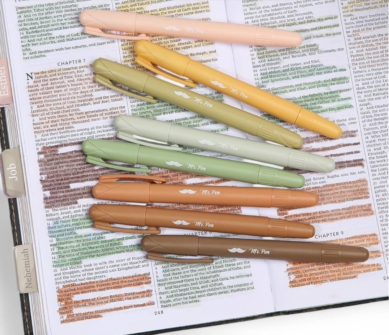 Just Cuz - Wholesale Pen - Bible Gel Highlighters 3pk (assorted colors)4