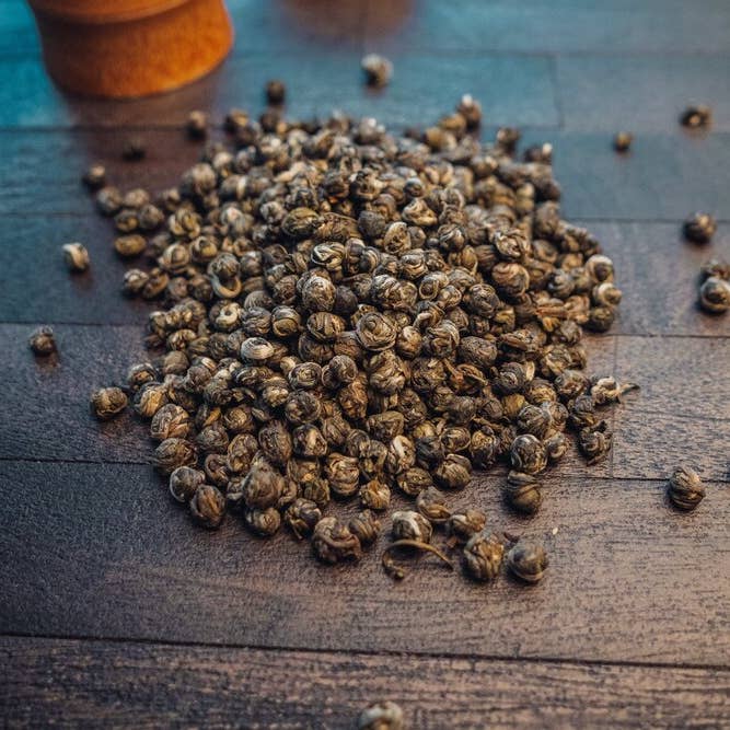 Organic Jasmine Pearls for wholesale by Western Immortal